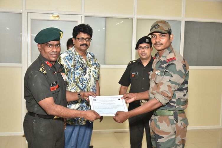 Valediction Program for EDI students from Defence in Diploma in Export Import Management