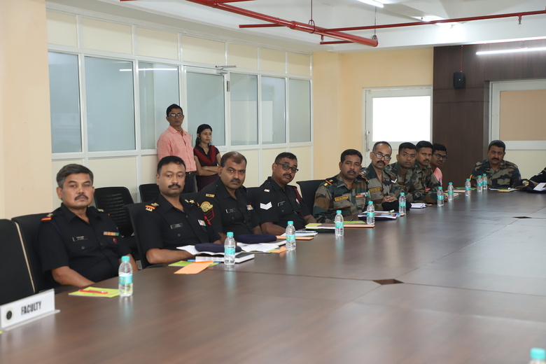 Induction Program for EDI students from Defence in Diploma in Export Import Management